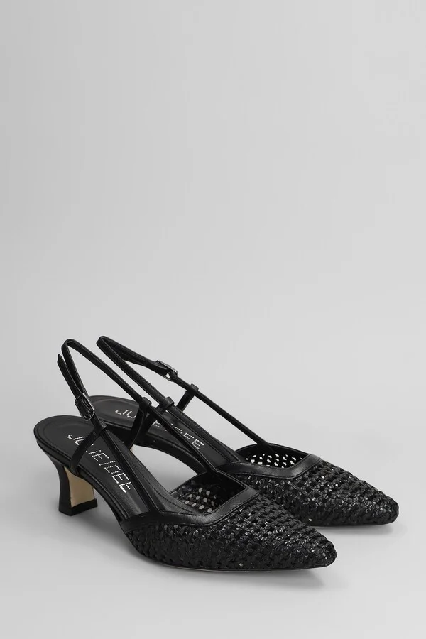 Pumps In Black Leather - Image 2
