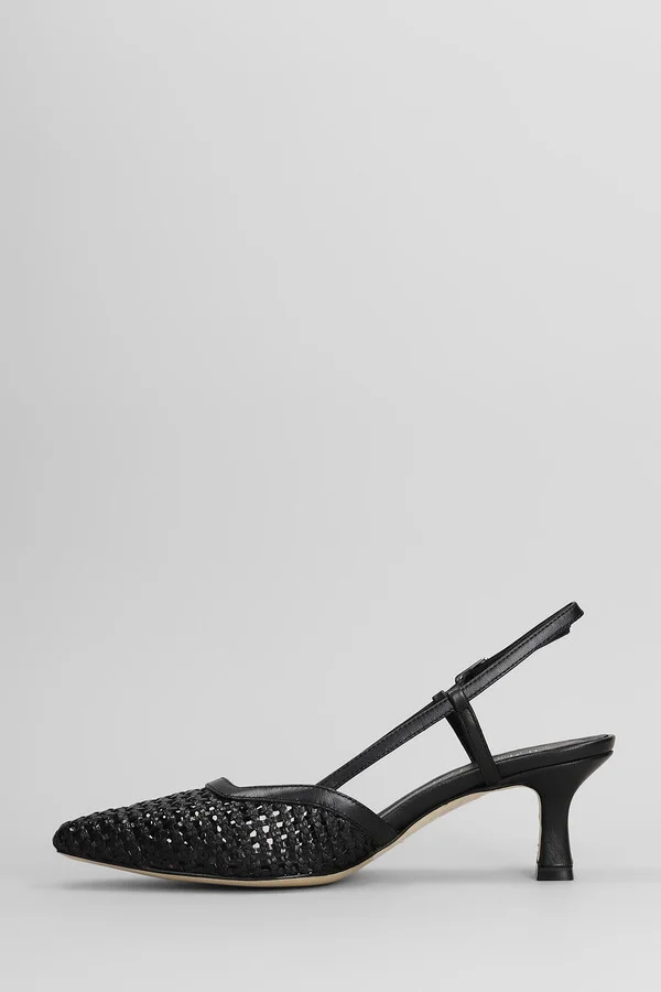 Pumps In Black Leather - Image 3