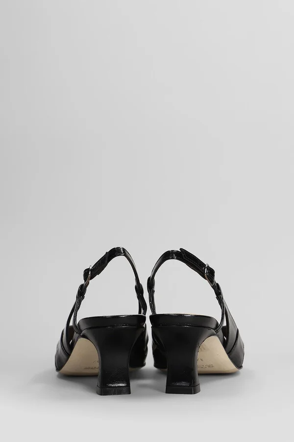 Pumps In Black Leather - Image 4