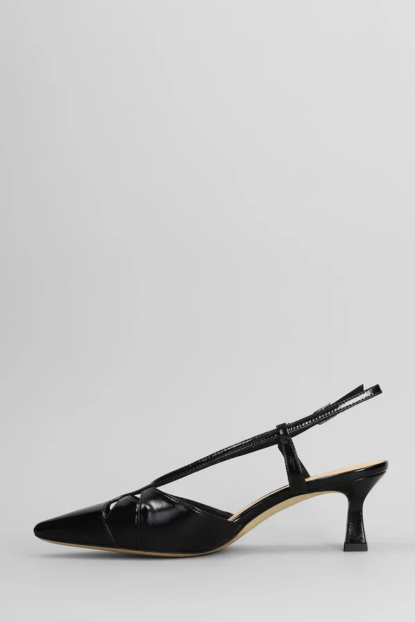 Pumps In Black Leather - Image 3