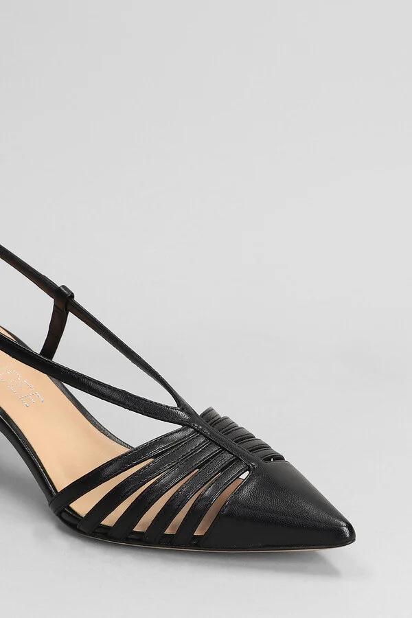 Pumps In Black Leather - Image 5