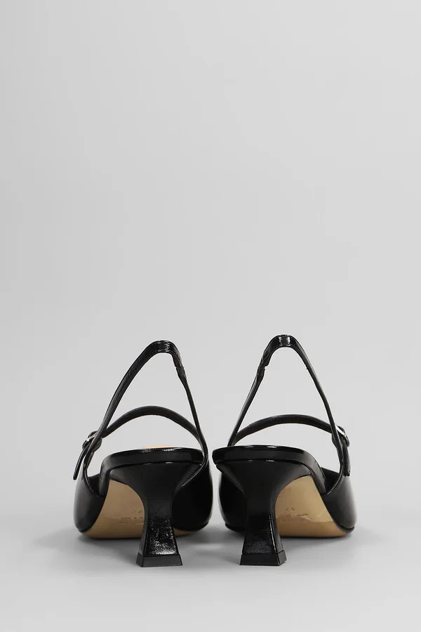 Pumps In Black Leather - Image 4