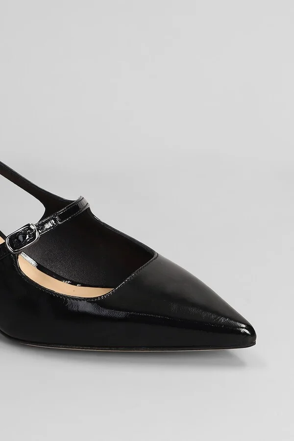 Pumps In Black Leather - Image 5