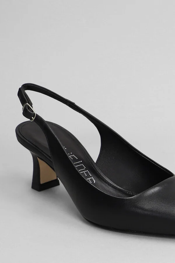 Pumps In Black Leather - Image 5