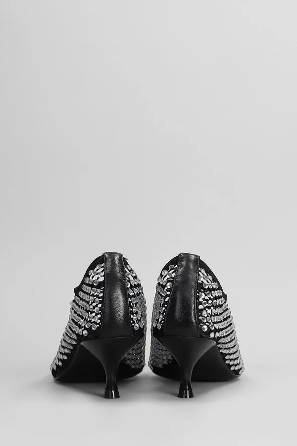 Pumps In Black Leather - Image 4