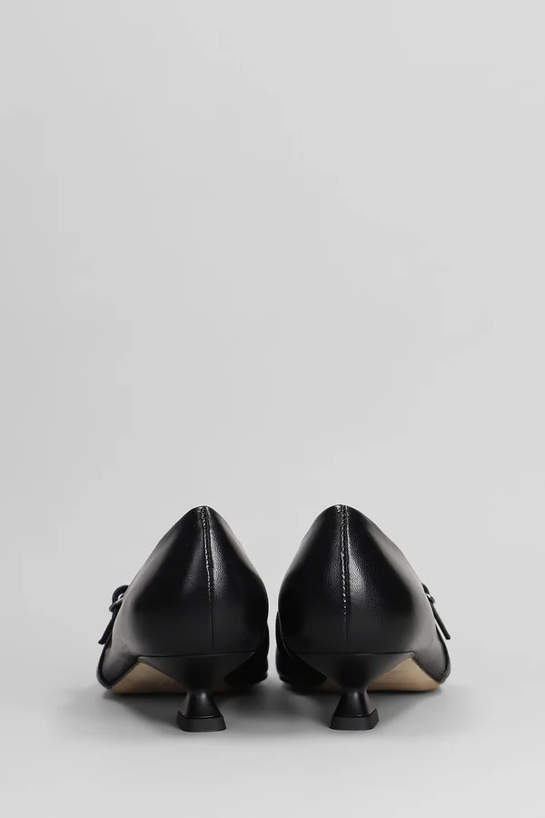 Pumps In Black Leather - Image 4