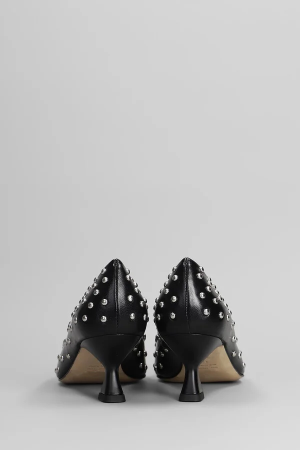 Pumps In Black Leather - Image 4