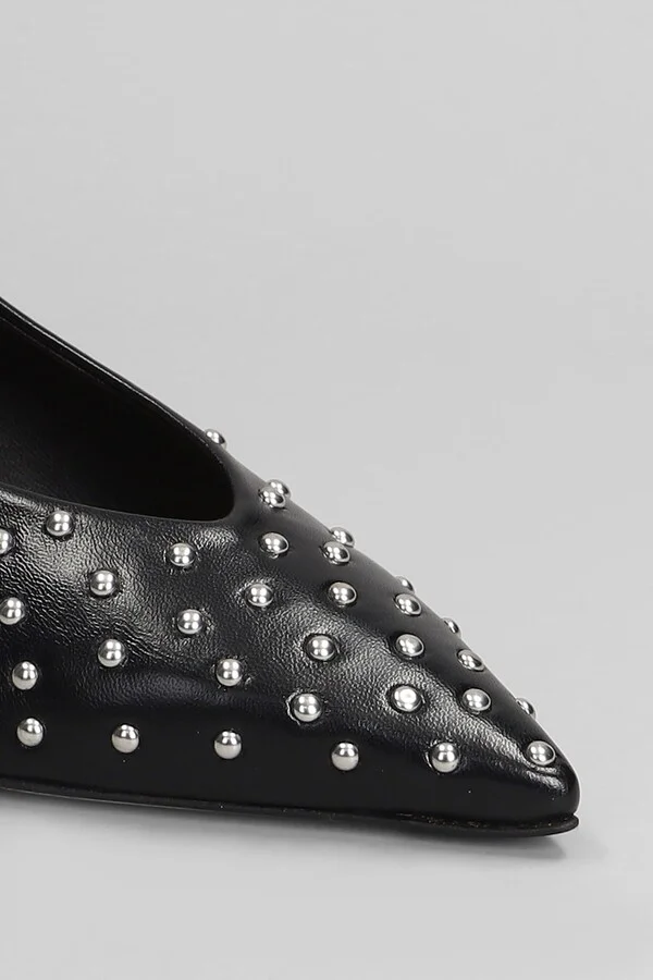 Pumps In Black Leather - Image 5