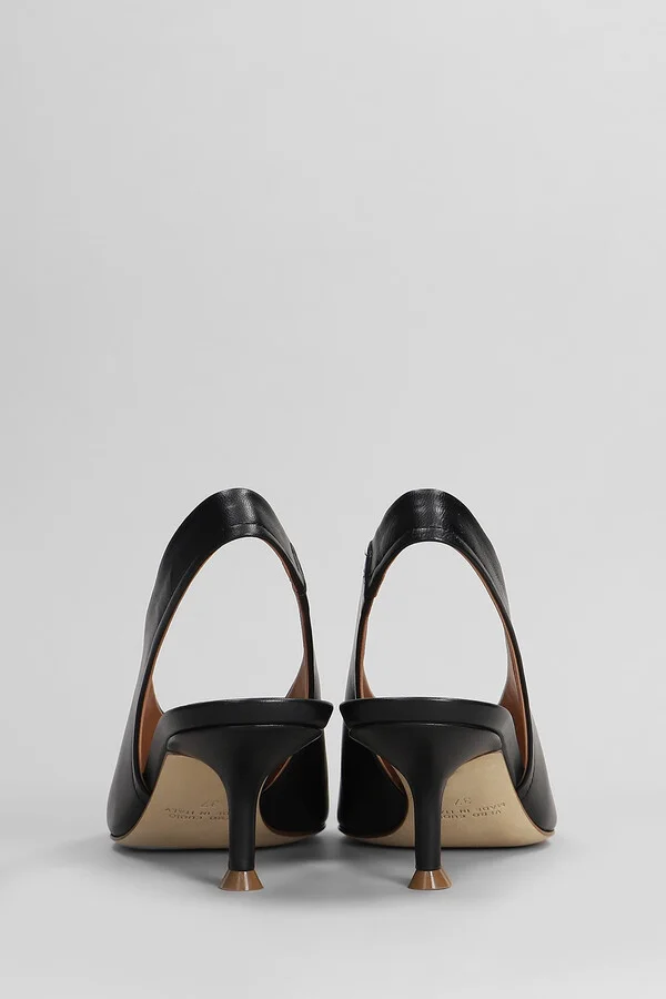 Pumps In Black Leather - Image 4