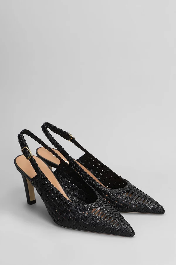 Pumps In Black Leather - Image 2