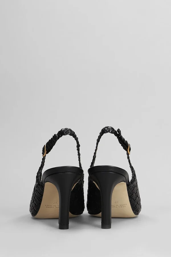 Pumps In Black Leather - Image 4