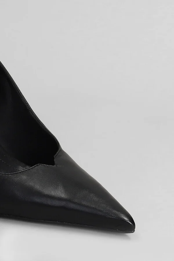 Pumps In Black Leather - Image 5