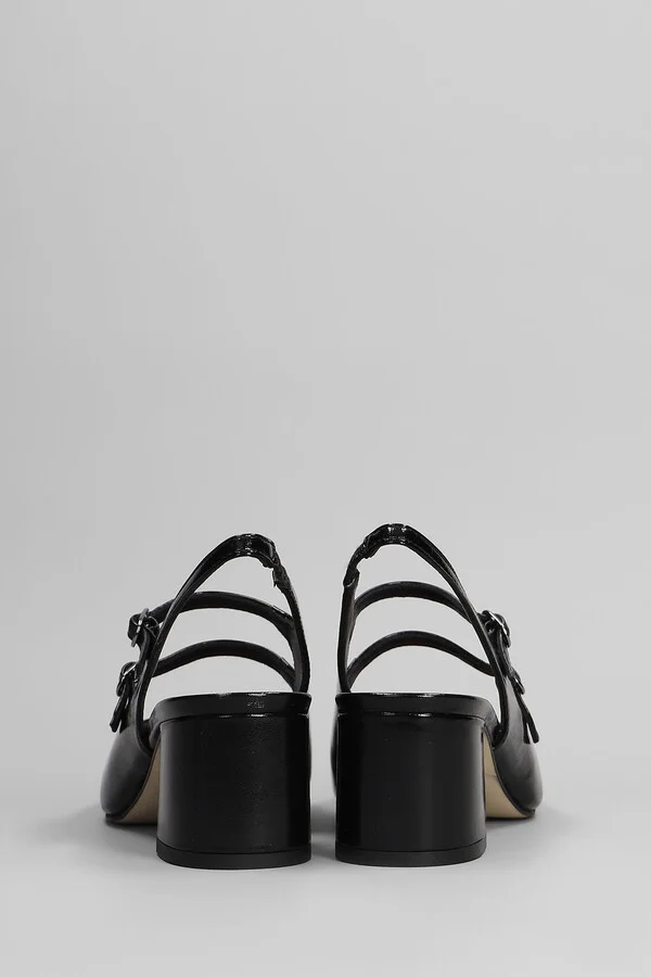 Pumps In Black Leather - Image 4