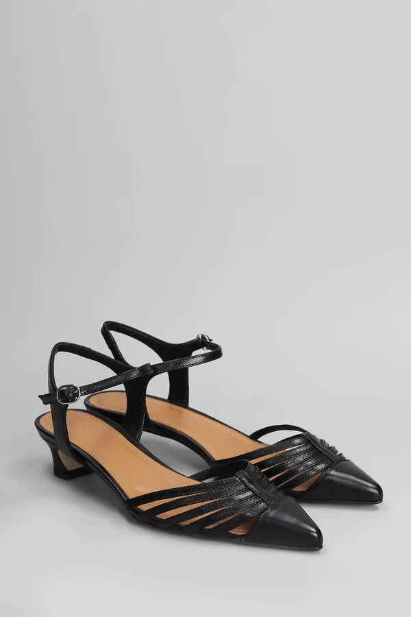 Pumps In Black Leather - Image 2