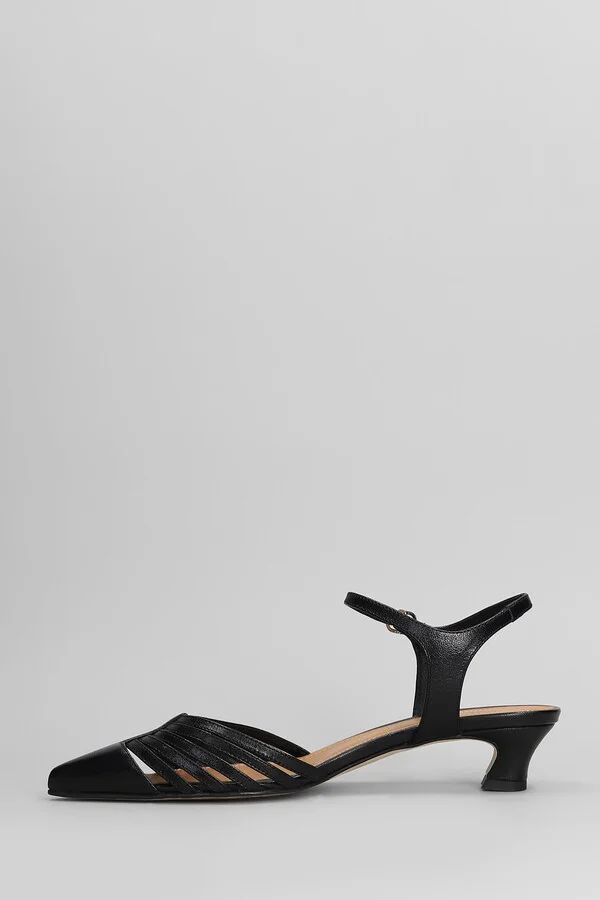Pumps In Black Leather - Image 3