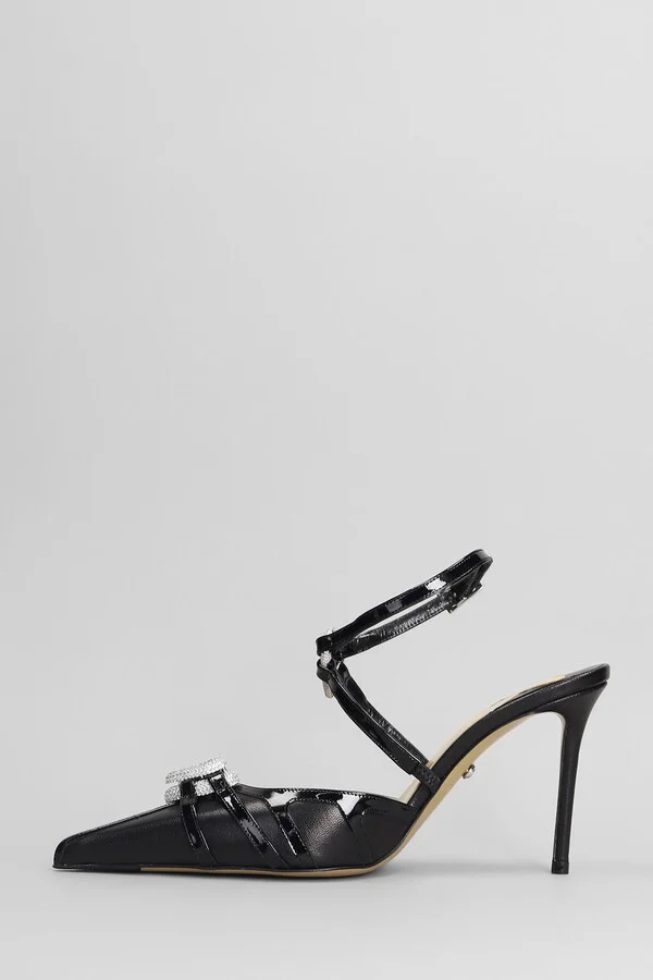Pumps In Black Leather - Image 3