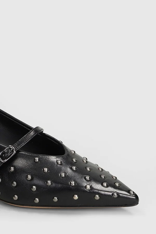 Pumps In Black Leather - Image 5