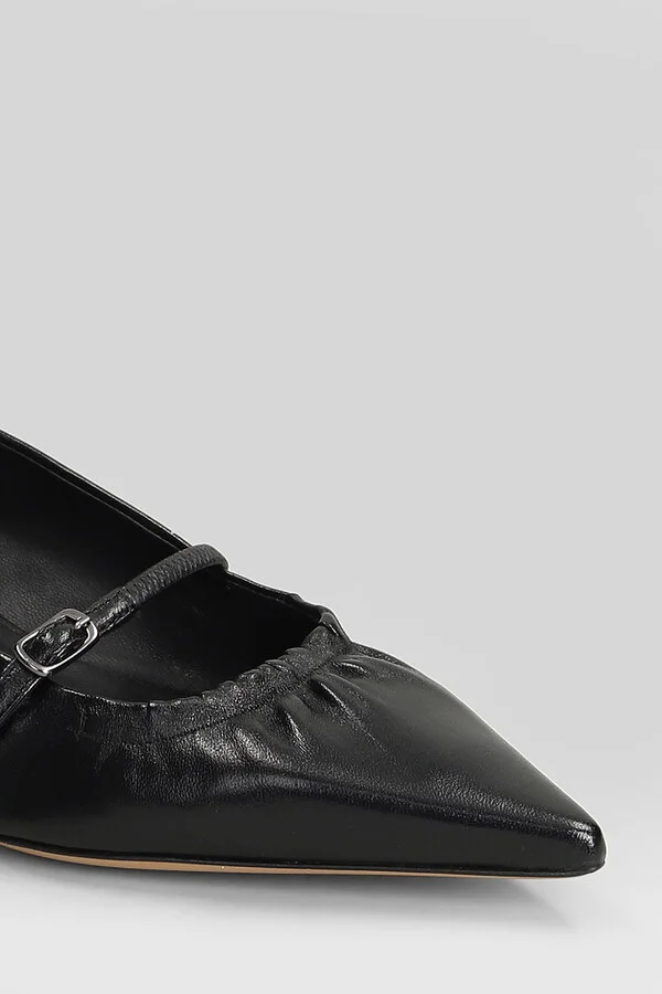 Pumps In Black Leather - Image 5