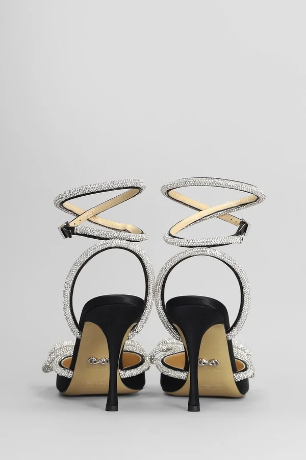 Pumps In Black Satin - Image 4