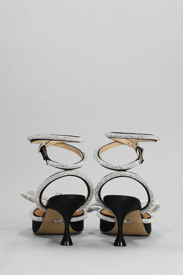 Pumps In Black Silk - Image 4