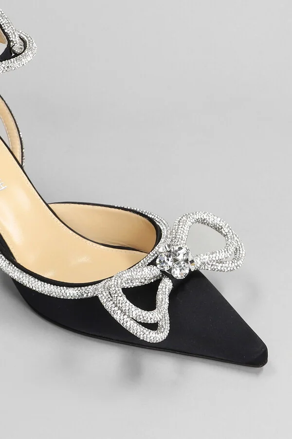 Pumps In Black Silk - Image 5
