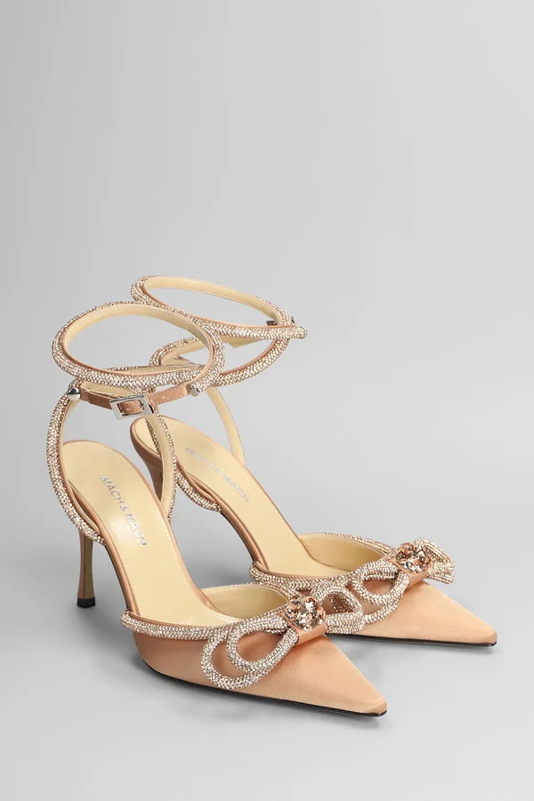 Pumps In Bronze Satin - Image 2