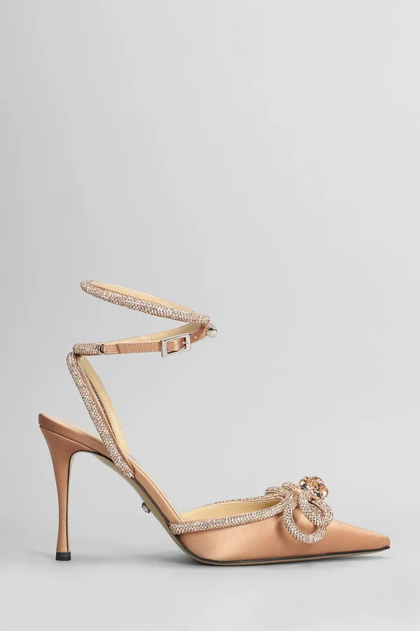 Pumps In Bronze Satin