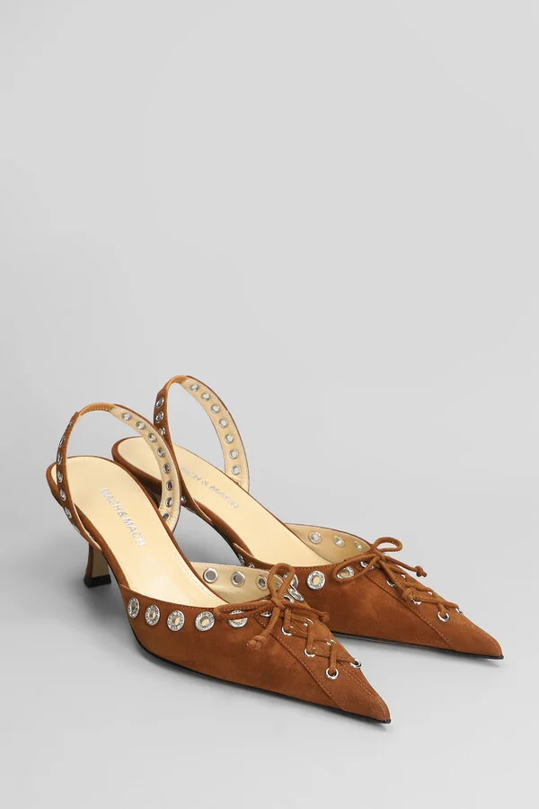Pumps In Brown Suede - Image 2