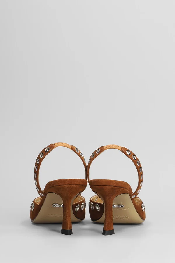 Pumps In Brown Suede - Image 4