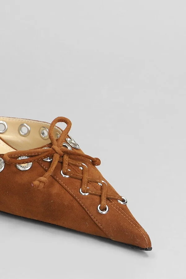 Pumps In Brown Suede - Image 5