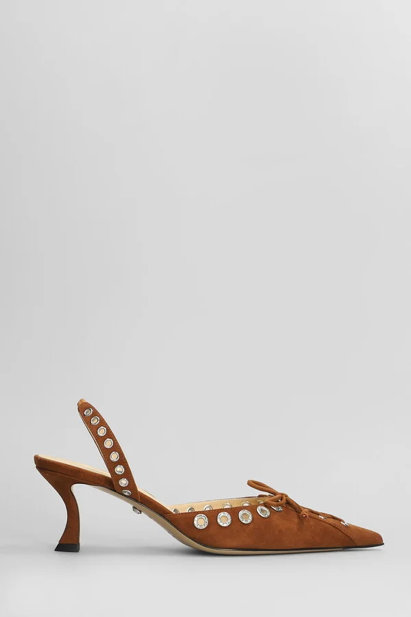 Pumps In Brown Suede