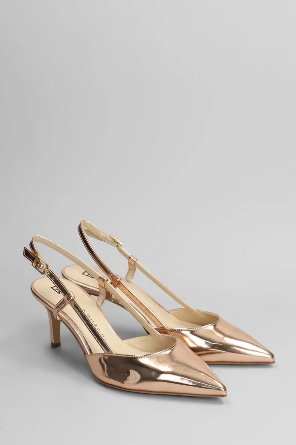 Pumps In Copper Leather - Image 2