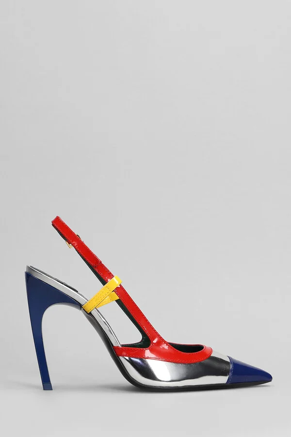 Pumps In Multicolor Leather