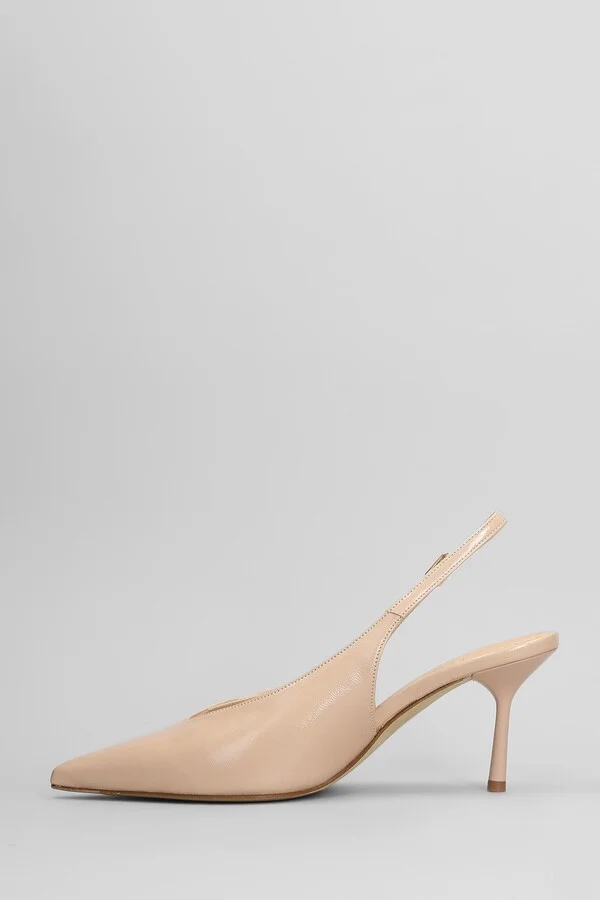 Pumps In Powder Leather - Image 3