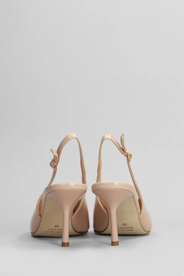 Pumps In Powder Leather - Image 4