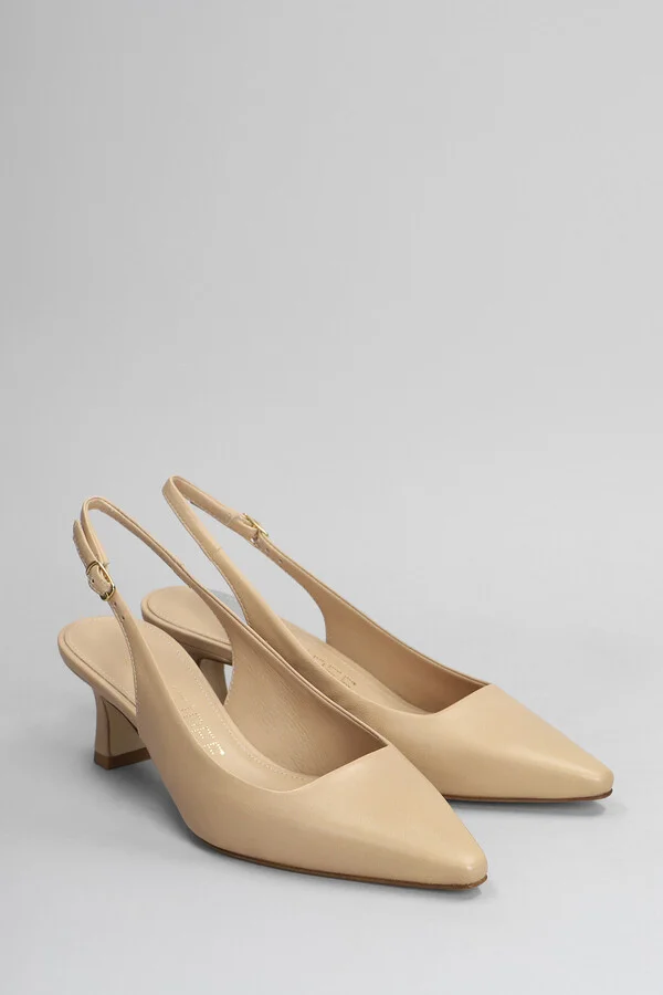 Pumps In Powder Leather - Image 2