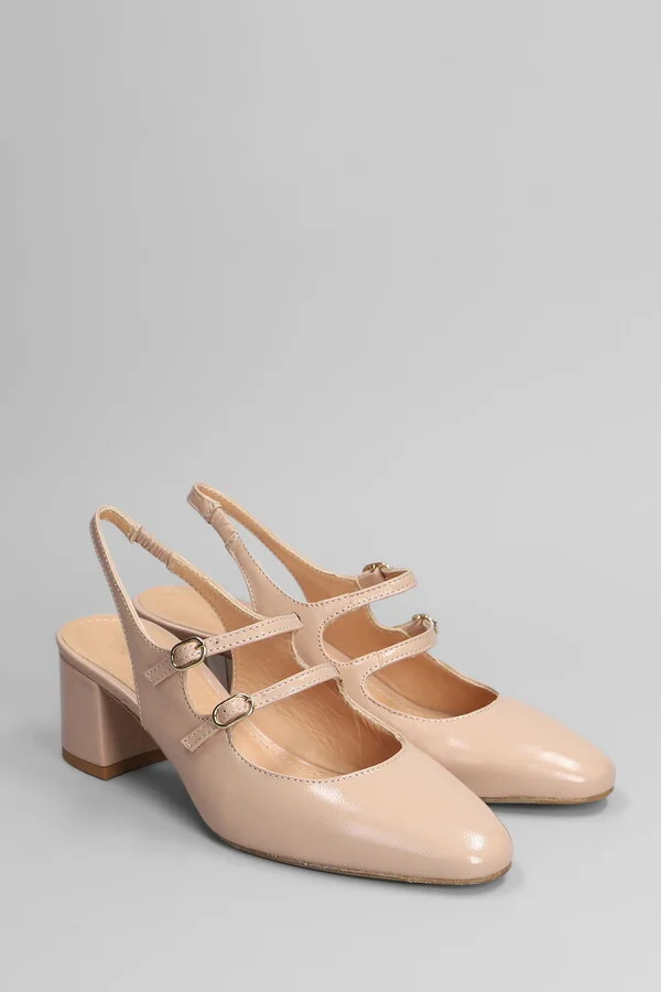 Pumps In Powder Leather - Image 2