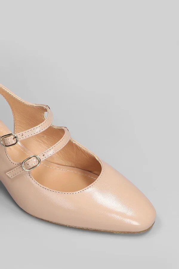Pumps In Powder Leather - Image 5