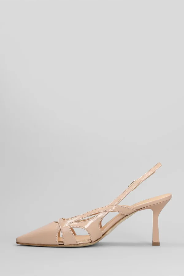 Pumps In Powder Leather - Image 3