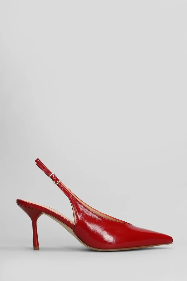 Pumps In Red Leather
