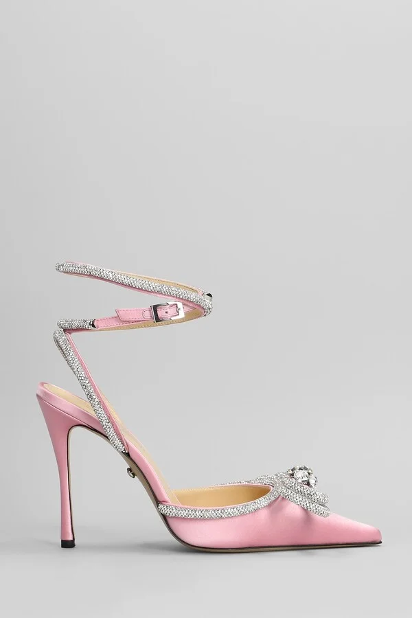 Pumps In Rose-pink Silk
