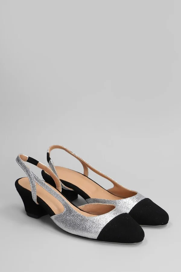 Pumps In Silver Glitter - Image 2