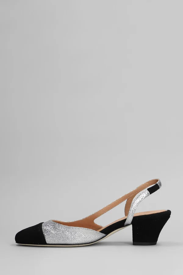 Pumps In Silver Glitter - Image 3