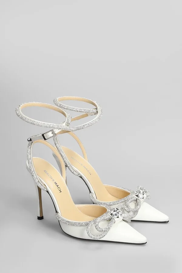 Pumps In White Silk - Image 2