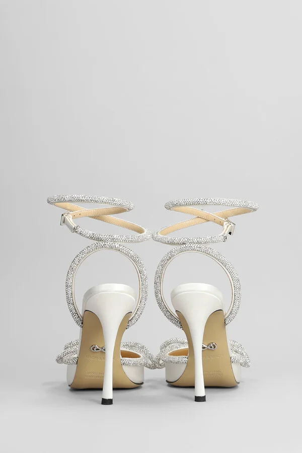 Pumps In White Silk - Image 4