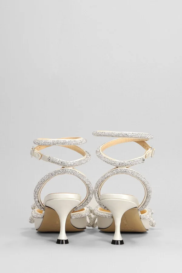 Pumps In White Silk - Image 4