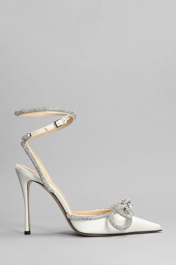 Pumps In White Silk