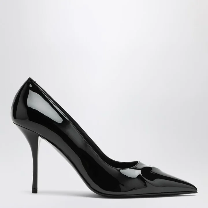 Pumps Le Coeur 3D 90 in black varnish