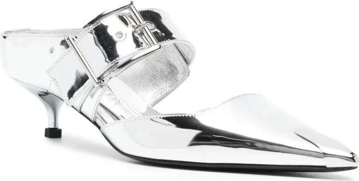 Punk 40mm mirrored mules - Image 2