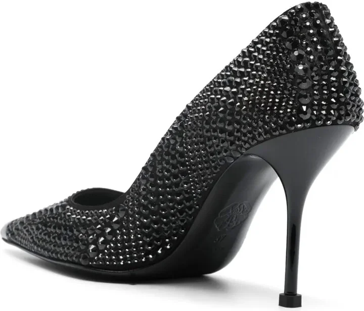 Punk 90mm crystal-embellished pumps - Image 3